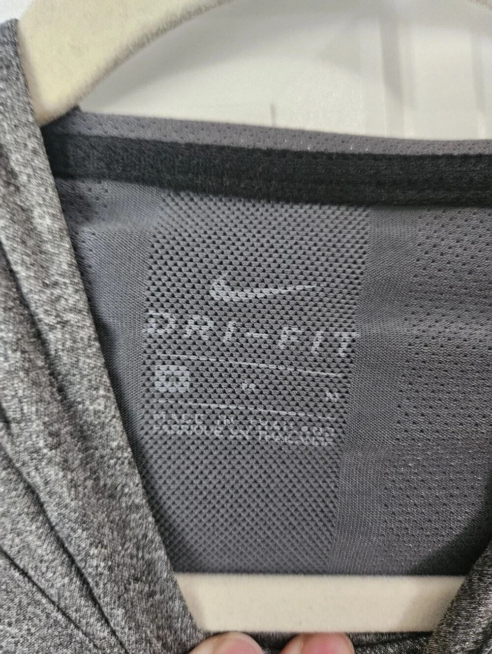 Nike Gray Dri-FIT Hoodie with Swoosh